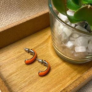 🧡Orange earrings 🧡